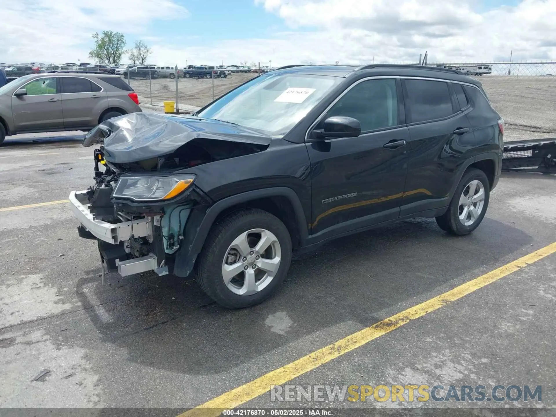2 Photograph of a damaged car 3C4NJDBB6MT564236 JEEP COMPASS 2021