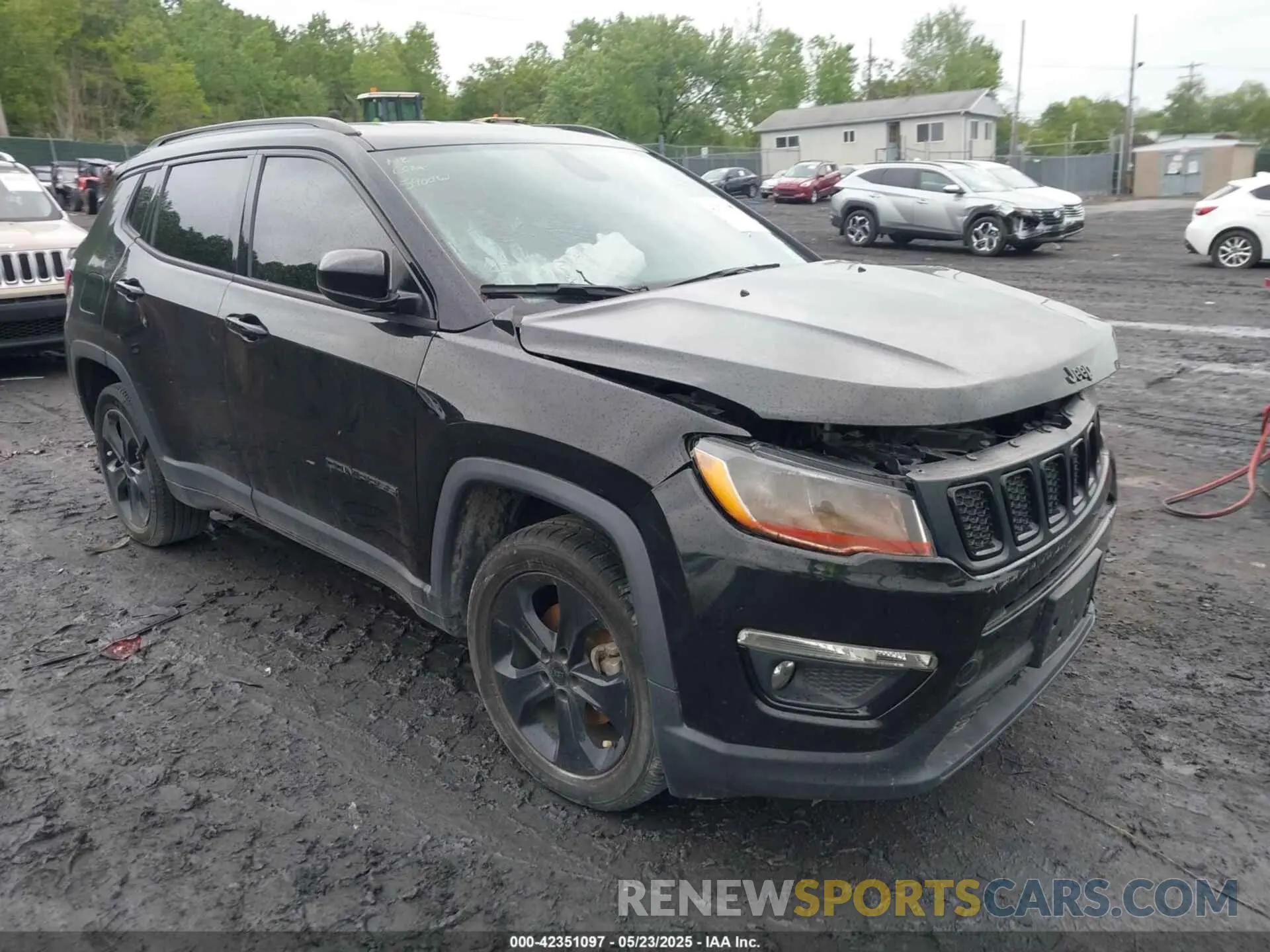 1 Photograph of a damaged car 3C4NJDBB6MT590092 JEEP COMPASS 2021