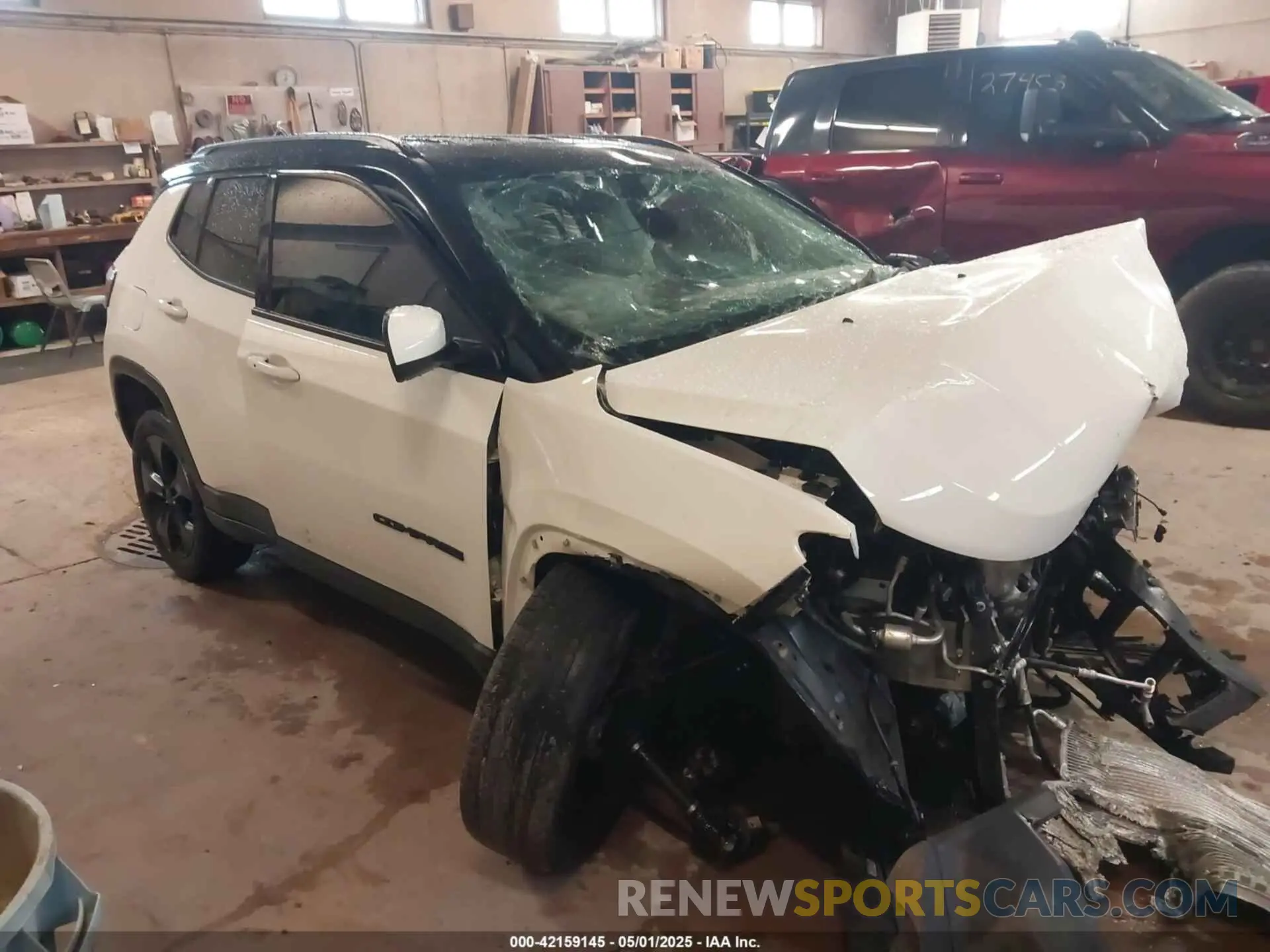 1 Photograph of a damaged car 3C4NJDBB8MT530881 JEEP COMPASS 2021