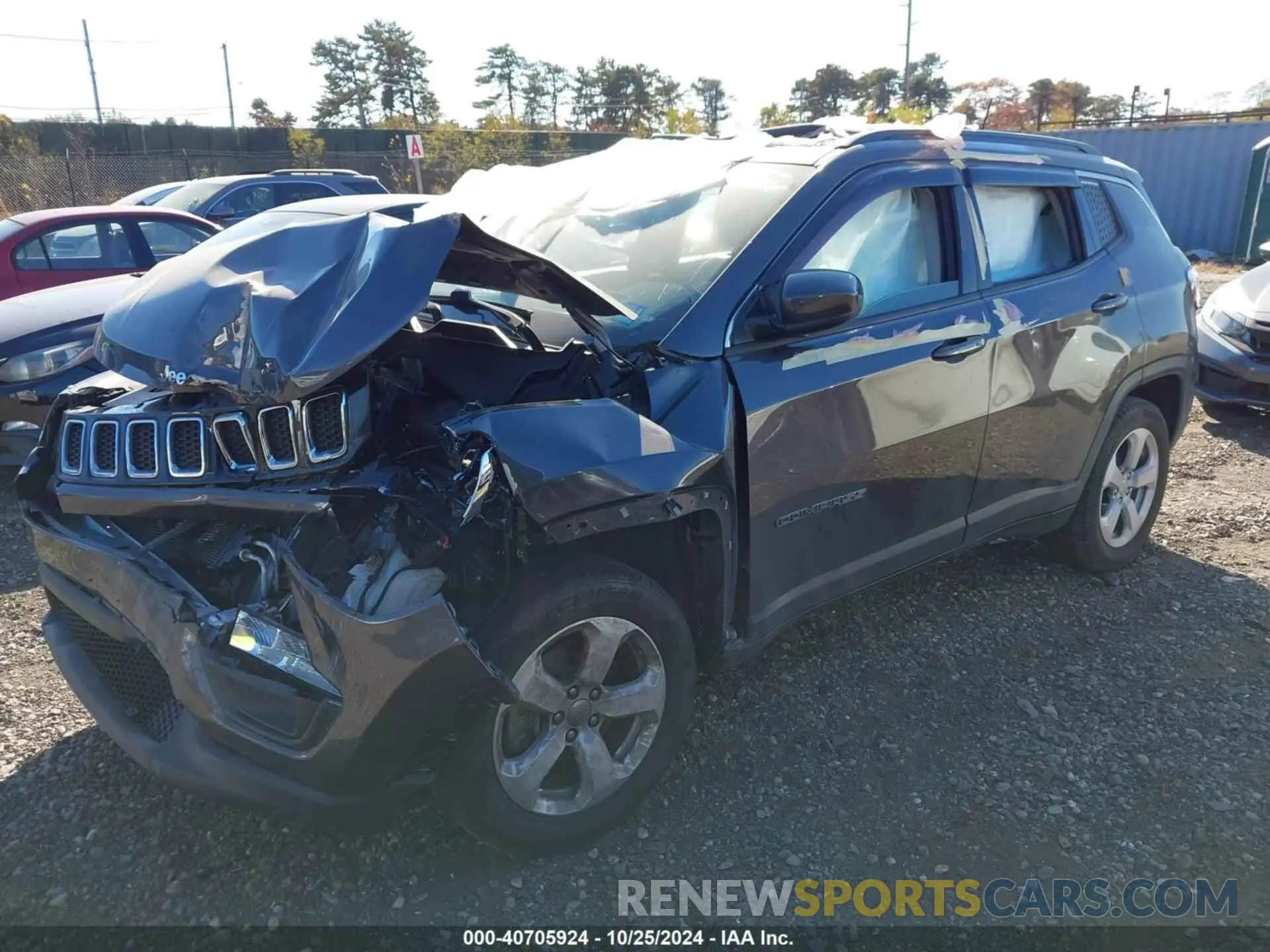 2 Photograph of a damaged car 3C4NJDBB8MT537958 JEEP COMPASS 2021
