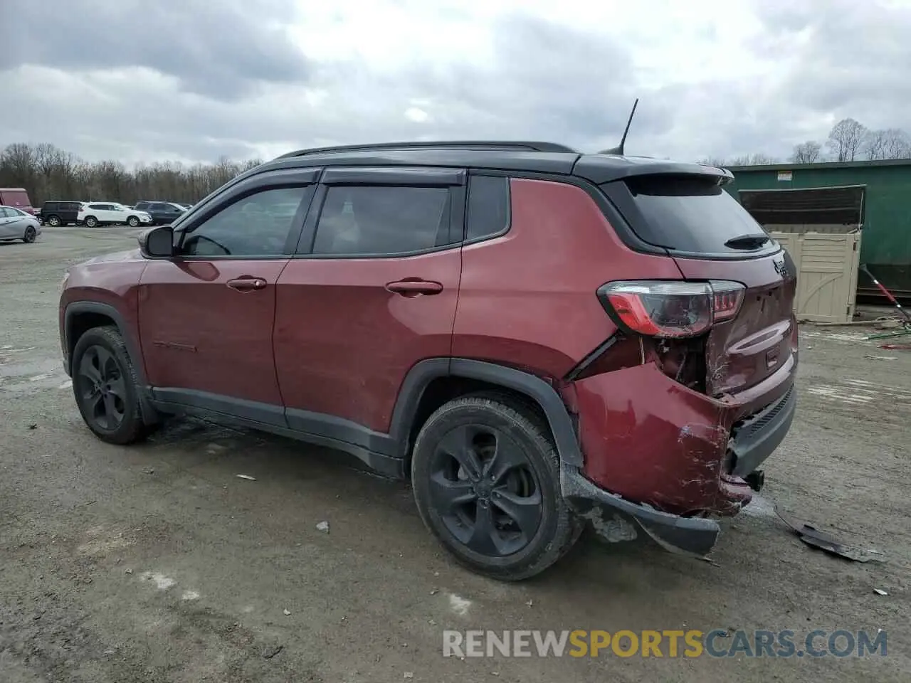 2 Photograph of a damaged car 3C4NJDBB8MT547390 JEEP COMPASS 2021