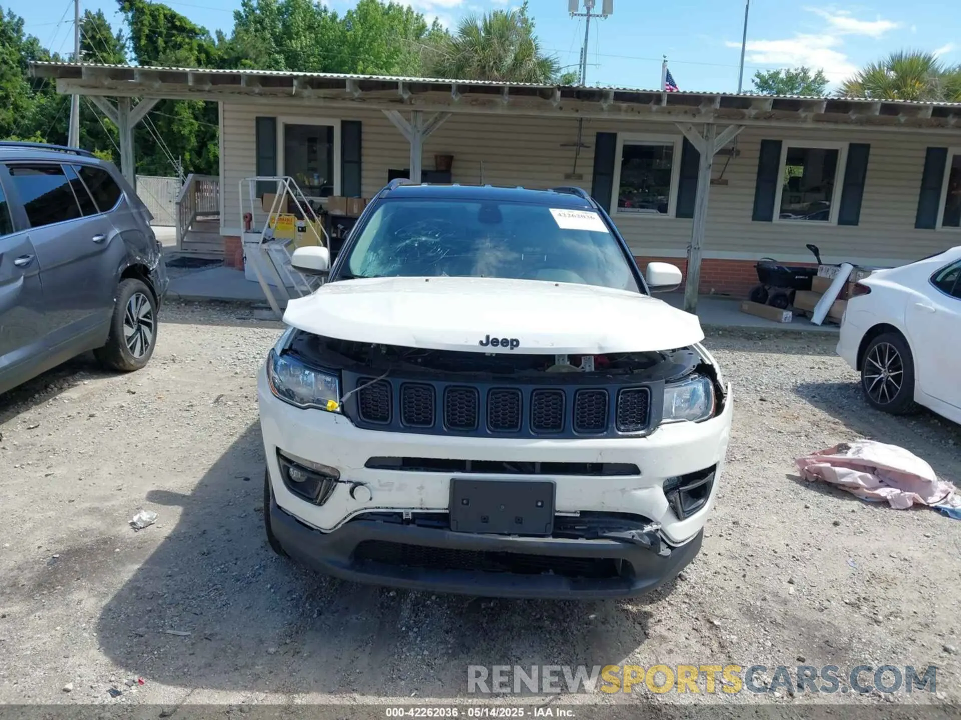 12 Photograph of a damaged car 3C4NJDBB8MT555358 JEEP COMPASS 2021