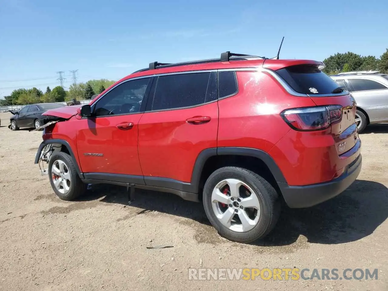 2 Photograph of a damaged car 3C4NJDBB8MT555442 JEEP COMPASS 2021