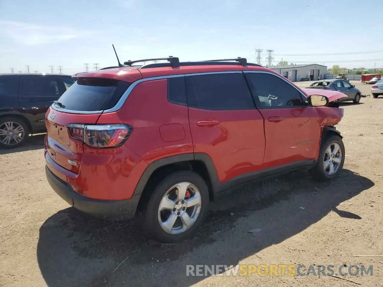 3 Photograph of a damaged car 3C4NJDBB8MT555442 JEEP COMPASS 2021