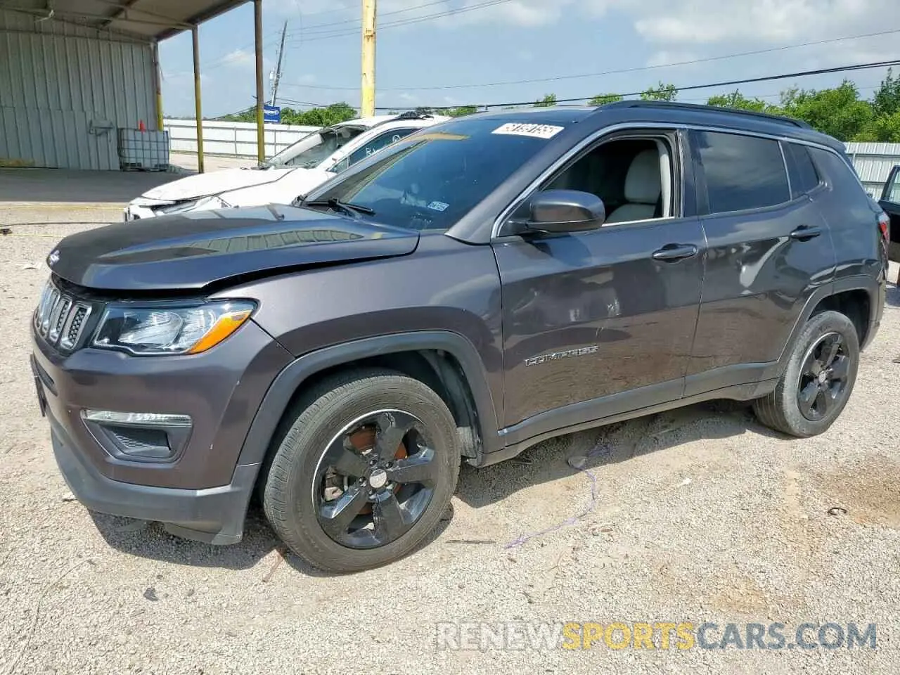 1 Photograph of a damaged car 3C4NJDBB8MT562682 JEEP COMPASS 2021