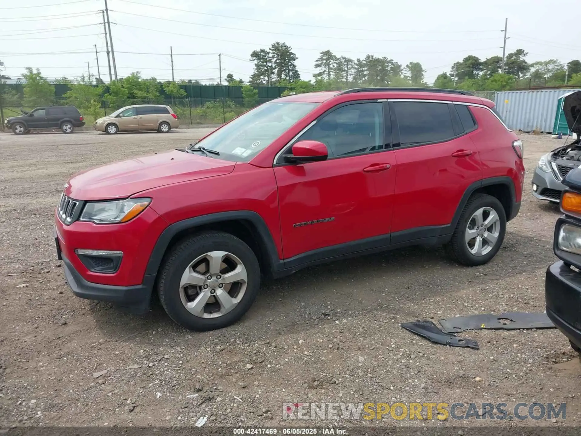 14 Photograph of a damaged car 3C4NJDBB9MT544885 JEEP COMPASS 2021