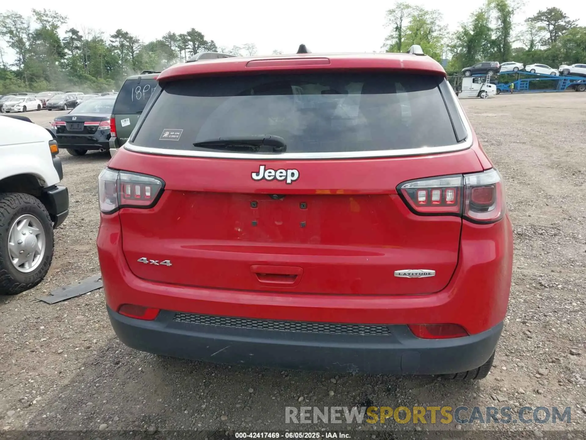16 Photograph of a damaged car 3C4NJDBB9MT544885 JEEP COMPASS 2021