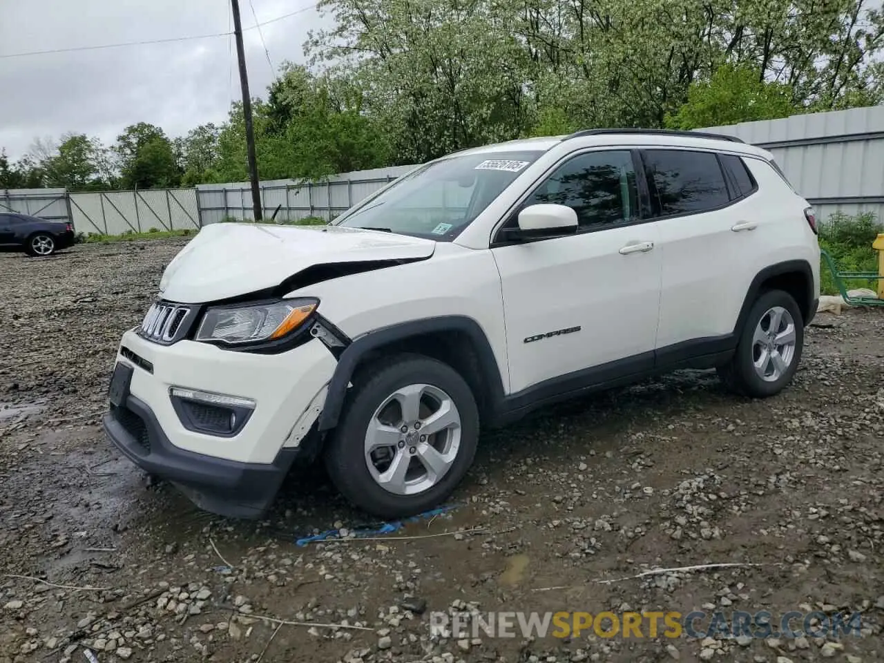 1 Photograph of a damaged car 3C4NJDBB9MT547124 JEEP COMPASS 2021
