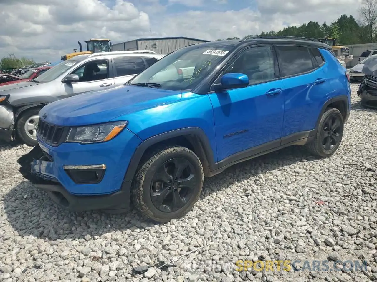 1 Photograph of a damaged car 3C4NJDBB9MT567907 JEEP COMPASS 2021