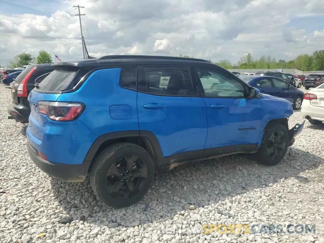 3 Photograph of a damaged car 3C4NJDBB9MT567907 JEEP COMPASS 2021