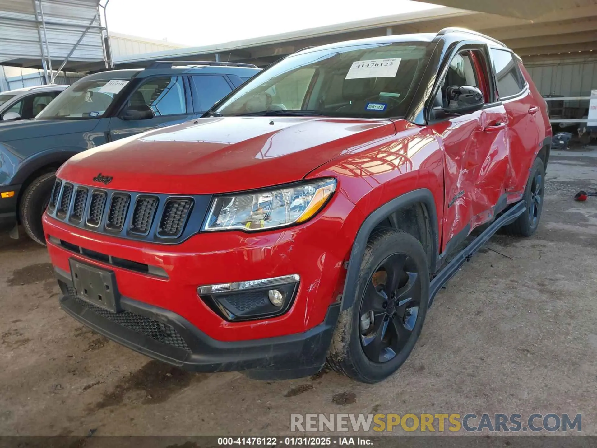 2 Photograph of a damaged car 3C4NJDBB9MT595254 JEEP COMPASS 2021