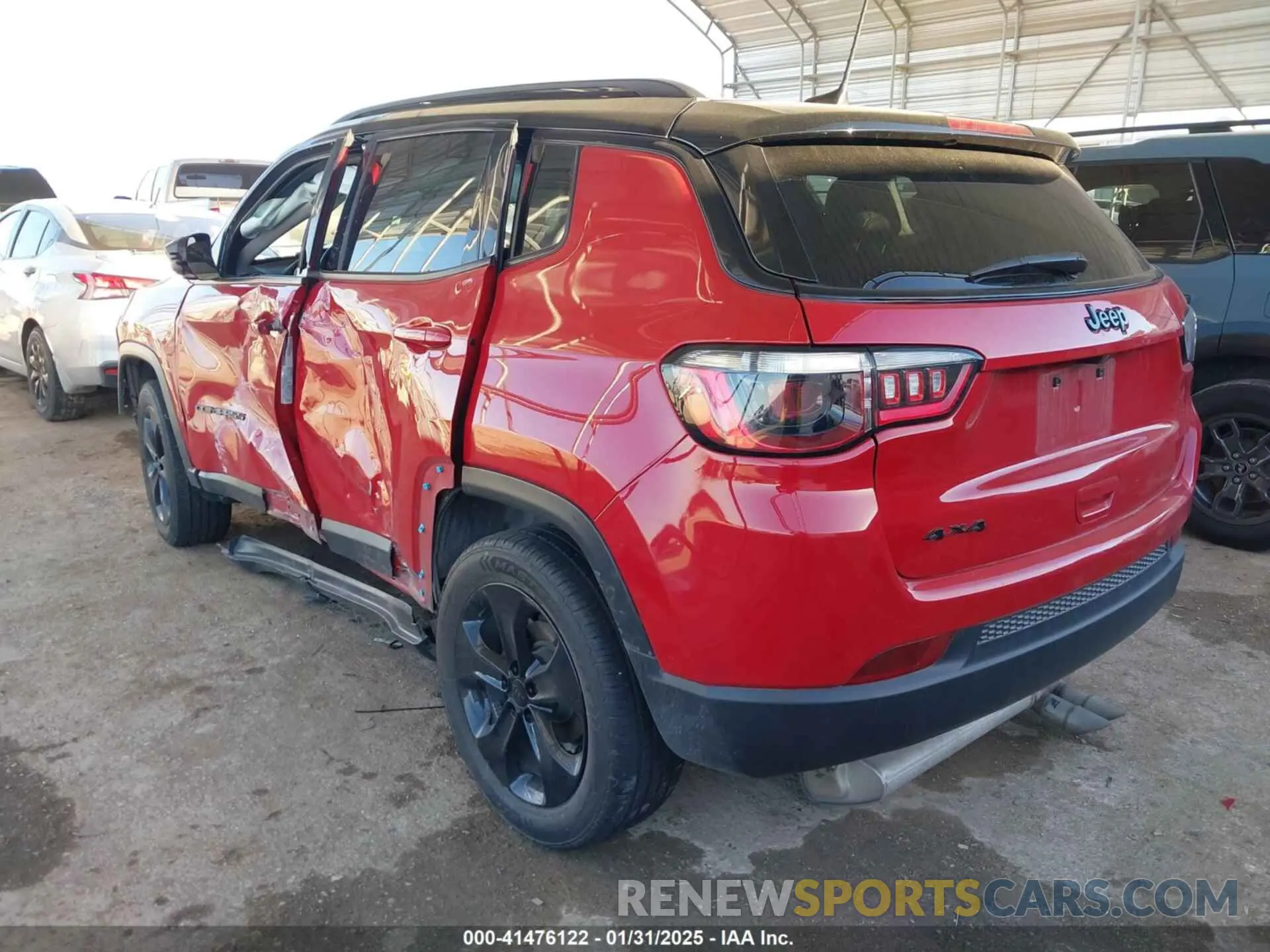 3 Photograph of a damaged car 3C4NJDBB9MT595254 JEEP COMPASS 2021