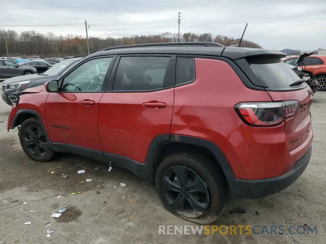 2 Photograph of a damaged car 3C4NJDBB9MT603661 JEEP COMPASS 2021