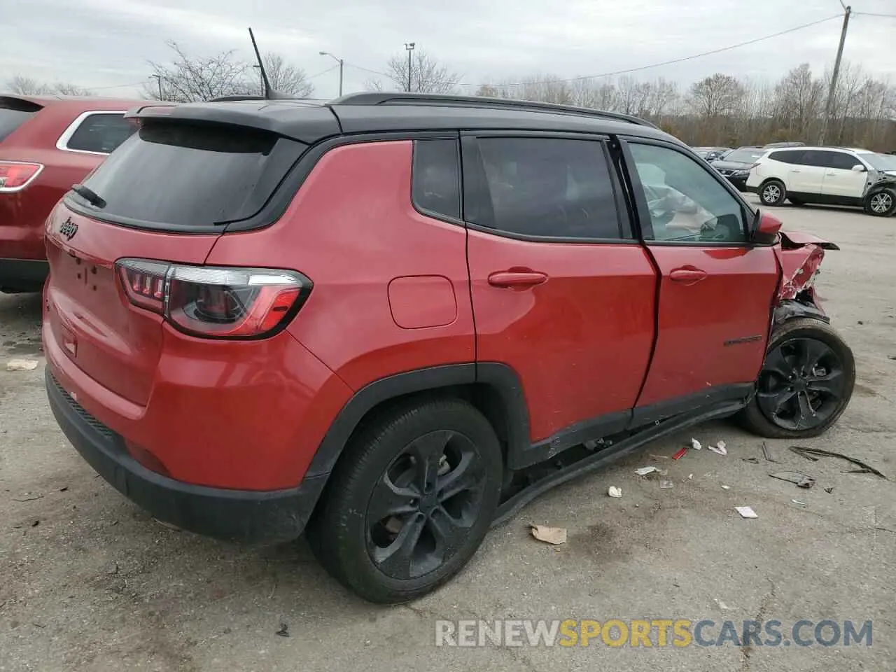 3 Photograph of a damaged car 3C4NJDBB9MT603661 JEEP COMPASS 2021