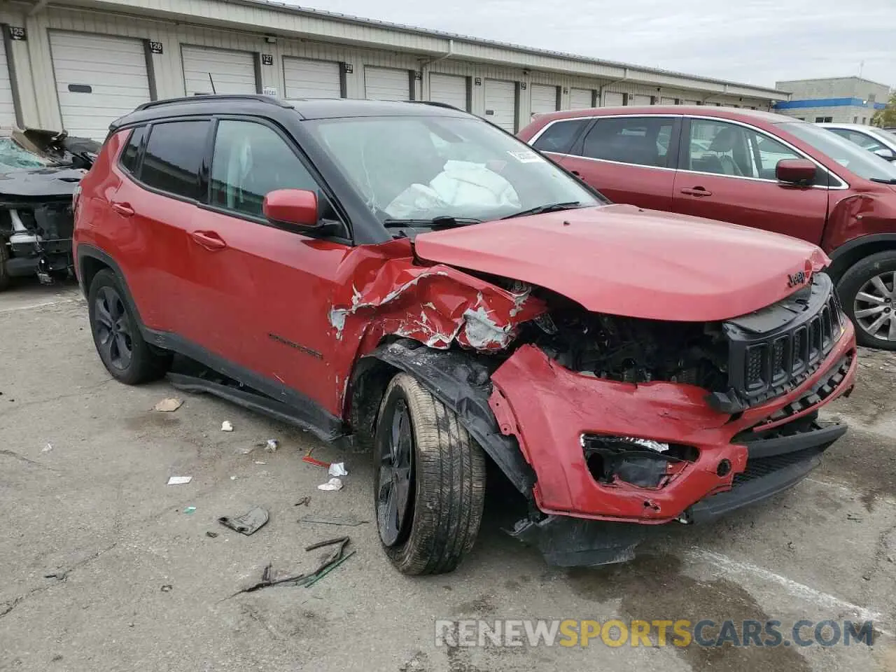 4 Photograph of a damaged car 3C4NJDBB9MT603661 JEEP COMPASS 2021