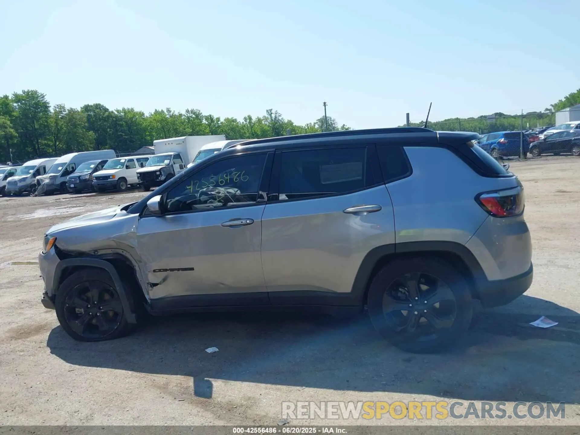 14 Photograph of a damaged car 3C4NJDBBXMT536651 JEEP COMPASS 2021