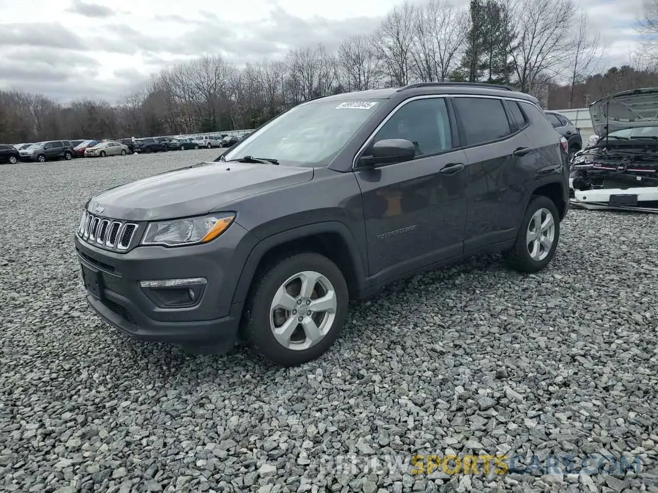 1 Photograph of a damaged car 3C4NJDBBXMT540201 JEEP COMPASS 2021