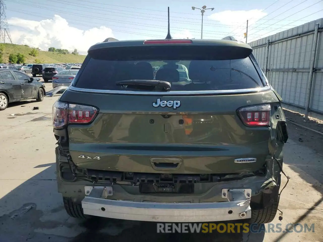6 Photograph of a damaged car 3C4NJDBBXMT558309 JEEP COMPASS 2021