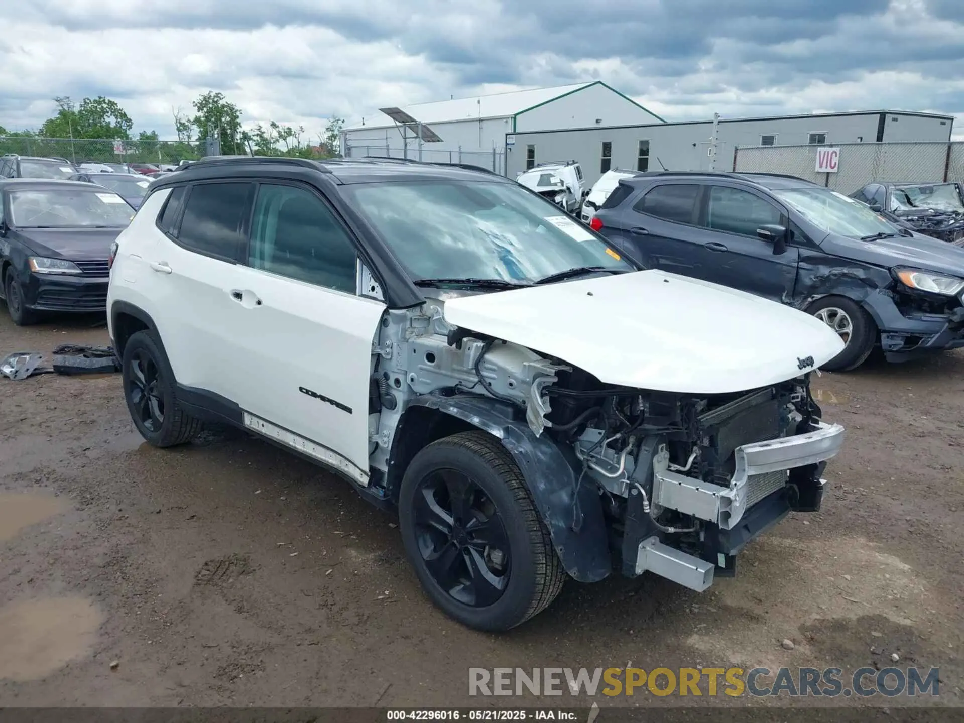 1 Photograph of a damaged car 3C4NJDBBXMT586529 JEEP COMPASS 2021