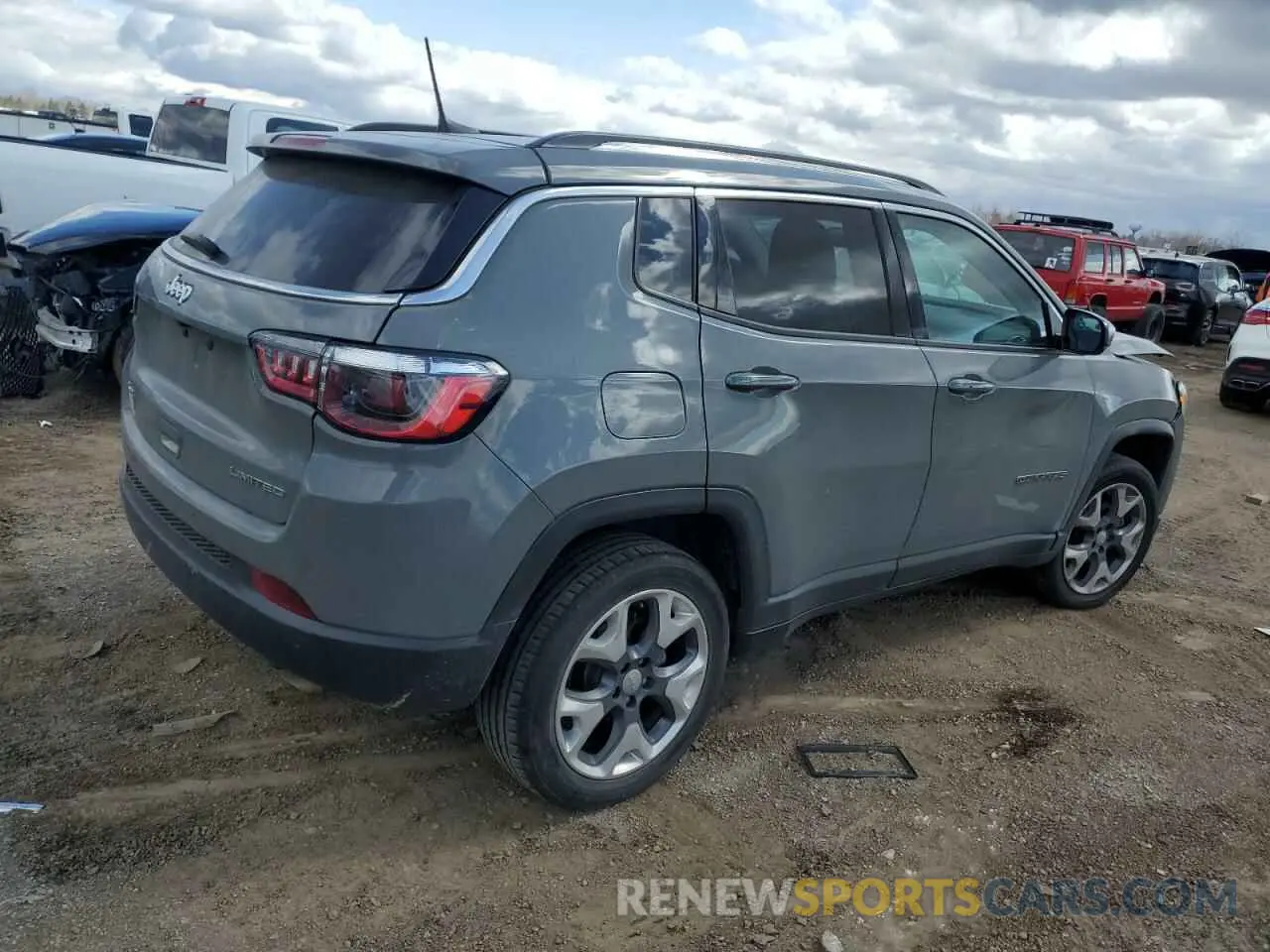 3 Photograph of a damaged car 3C4NJDCB0MT515175 JEEP COMPASS 2021