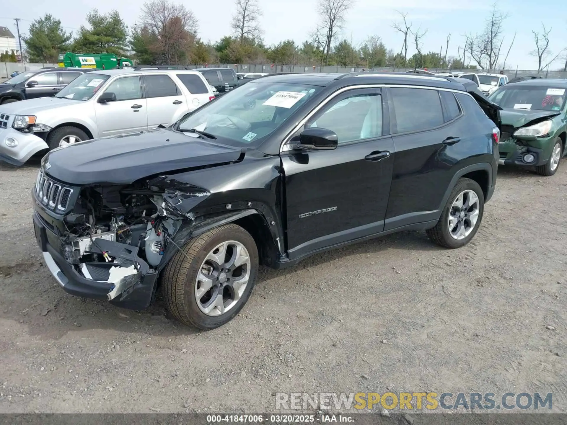2 Photograph of a damaged car 3C4NJDCB0MT534437 JEEP COMPASS 2021