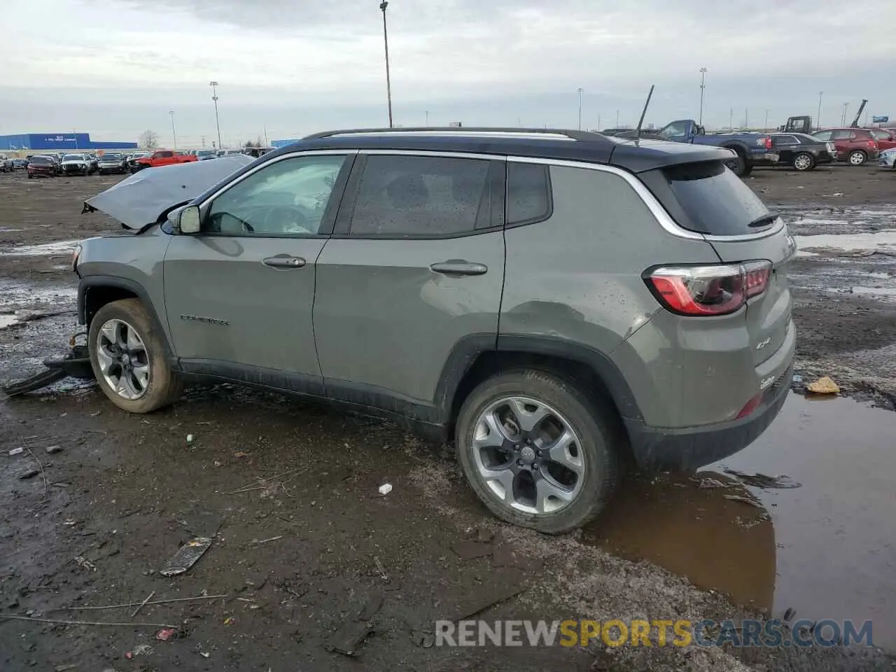 2 Photograph of a damaged car 3C4NJDCB0MT551058 JEEP COMPASS 2021