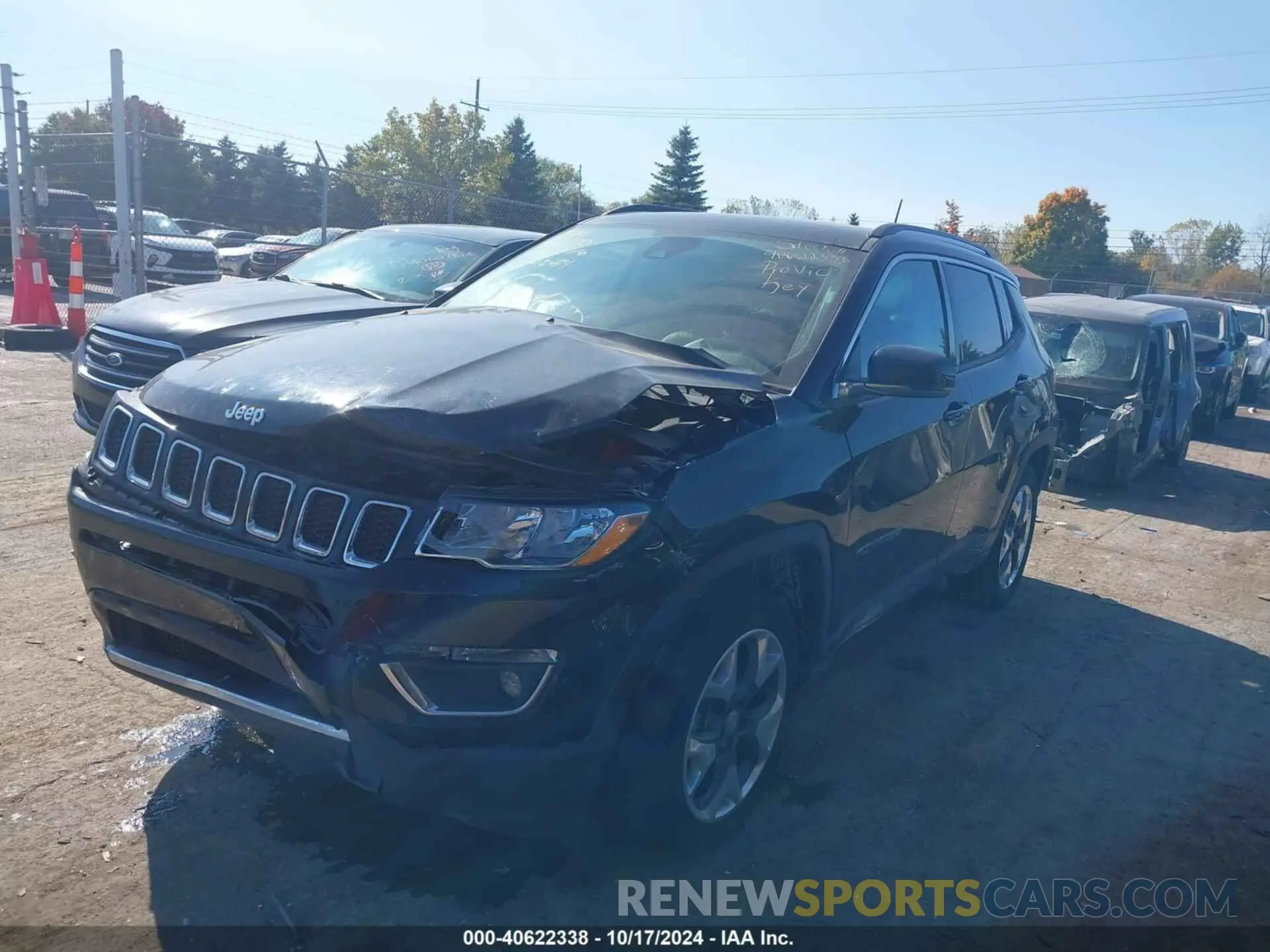 2 Photograph of a damaged car 3C4NJDCB0MT575716 JEEP COMPASS 2021