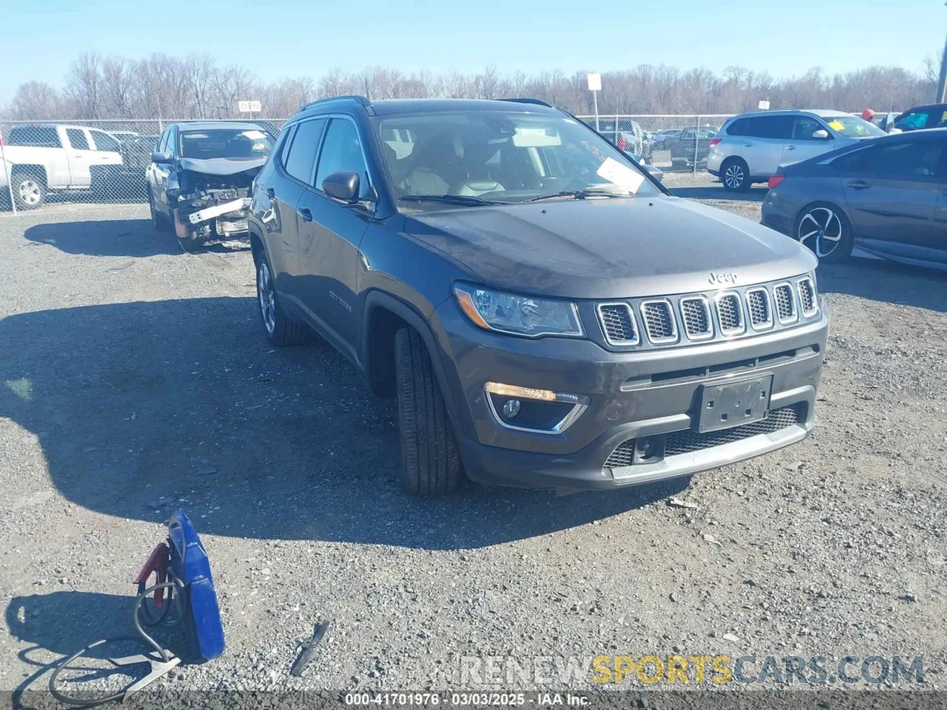 1 Photograph of a damaged car 3C4NJDCB0MT583329 JEEP COMPASS 2021