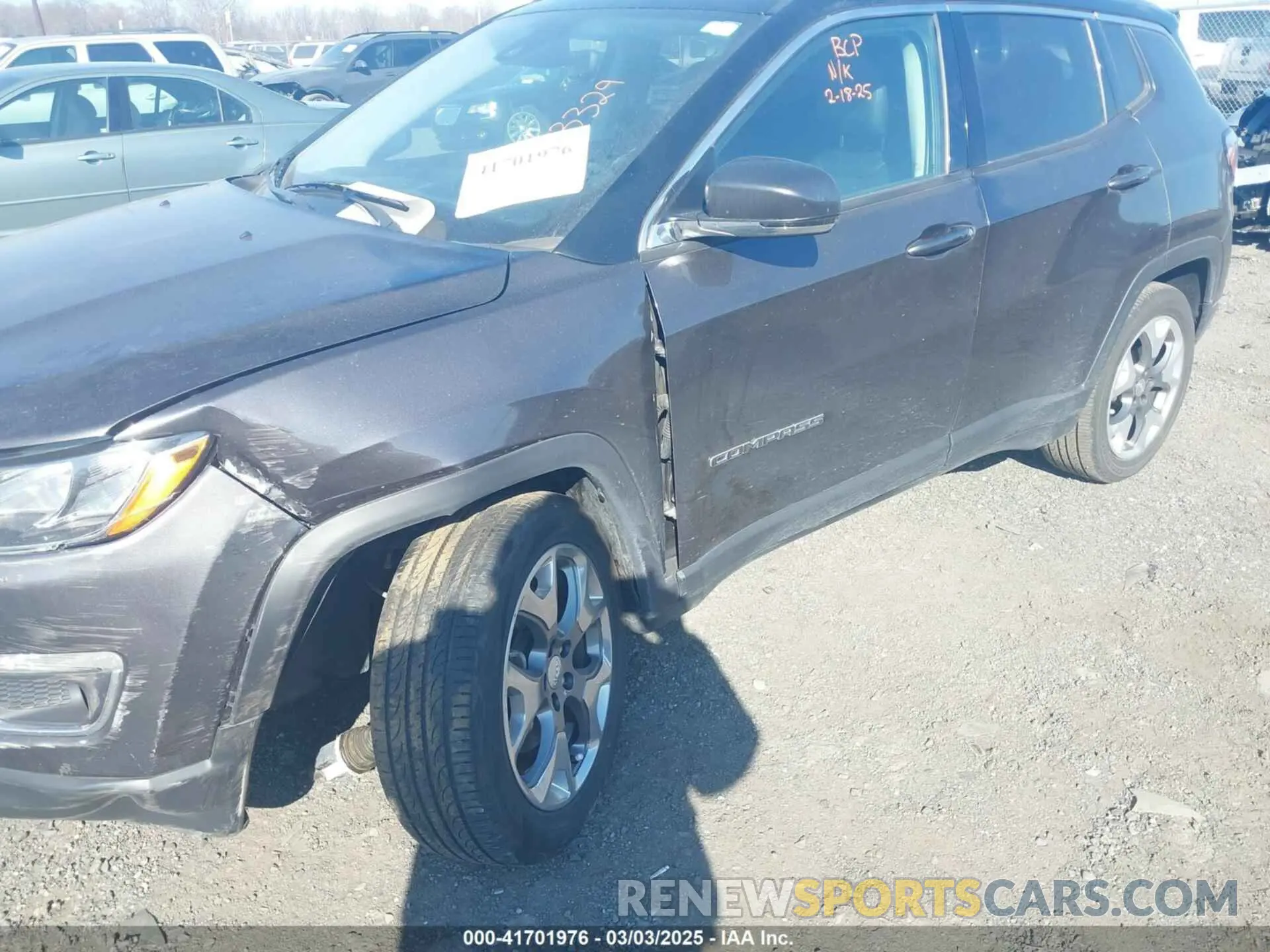 17 Photograph of a damaged car 3C4NJDCB0MT583329 JEEP COMPASS 2021