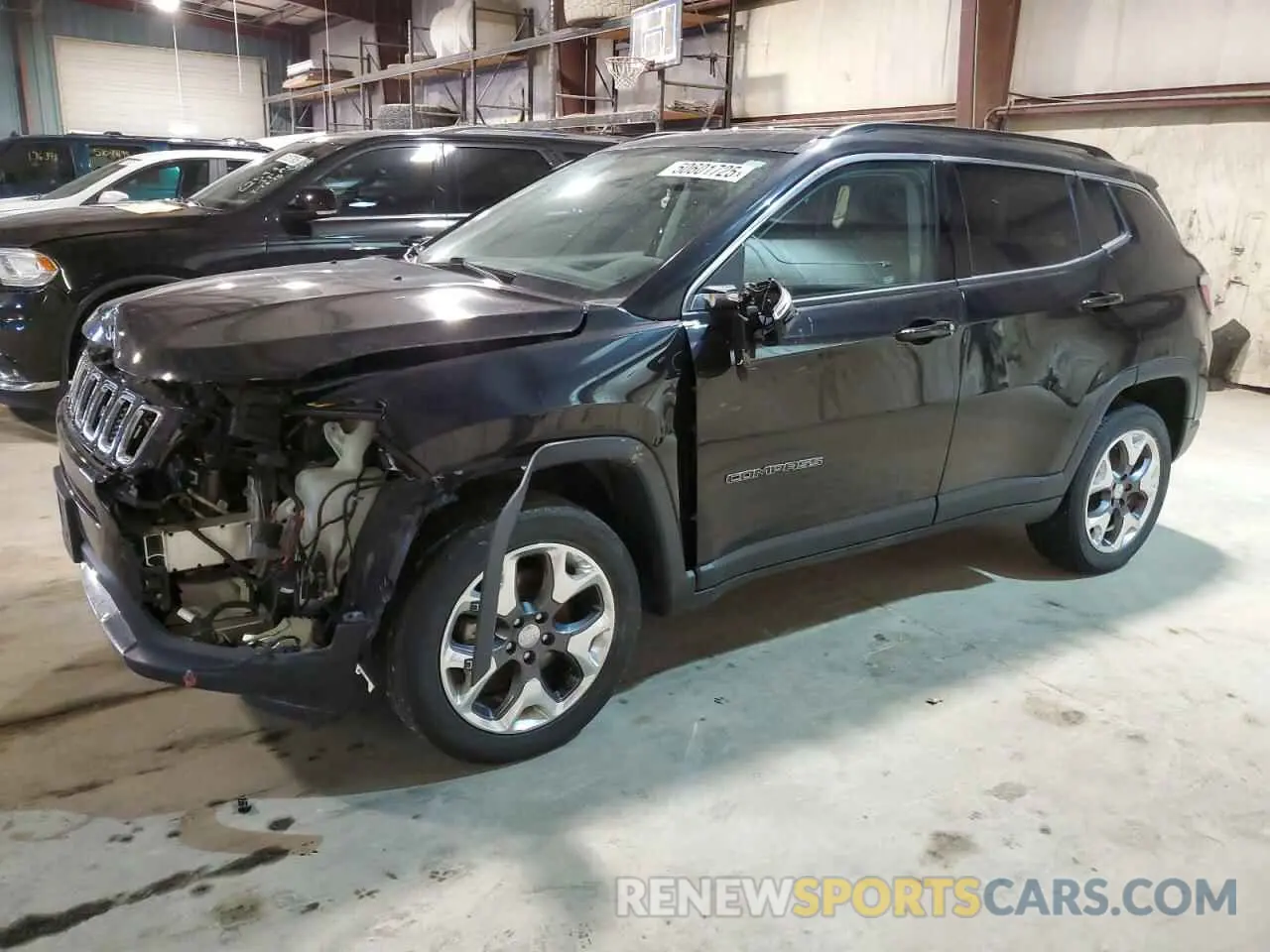 1 Photograph of a damaged car 3C4NJDCB0MT587512 JEEP COMPASS 2021