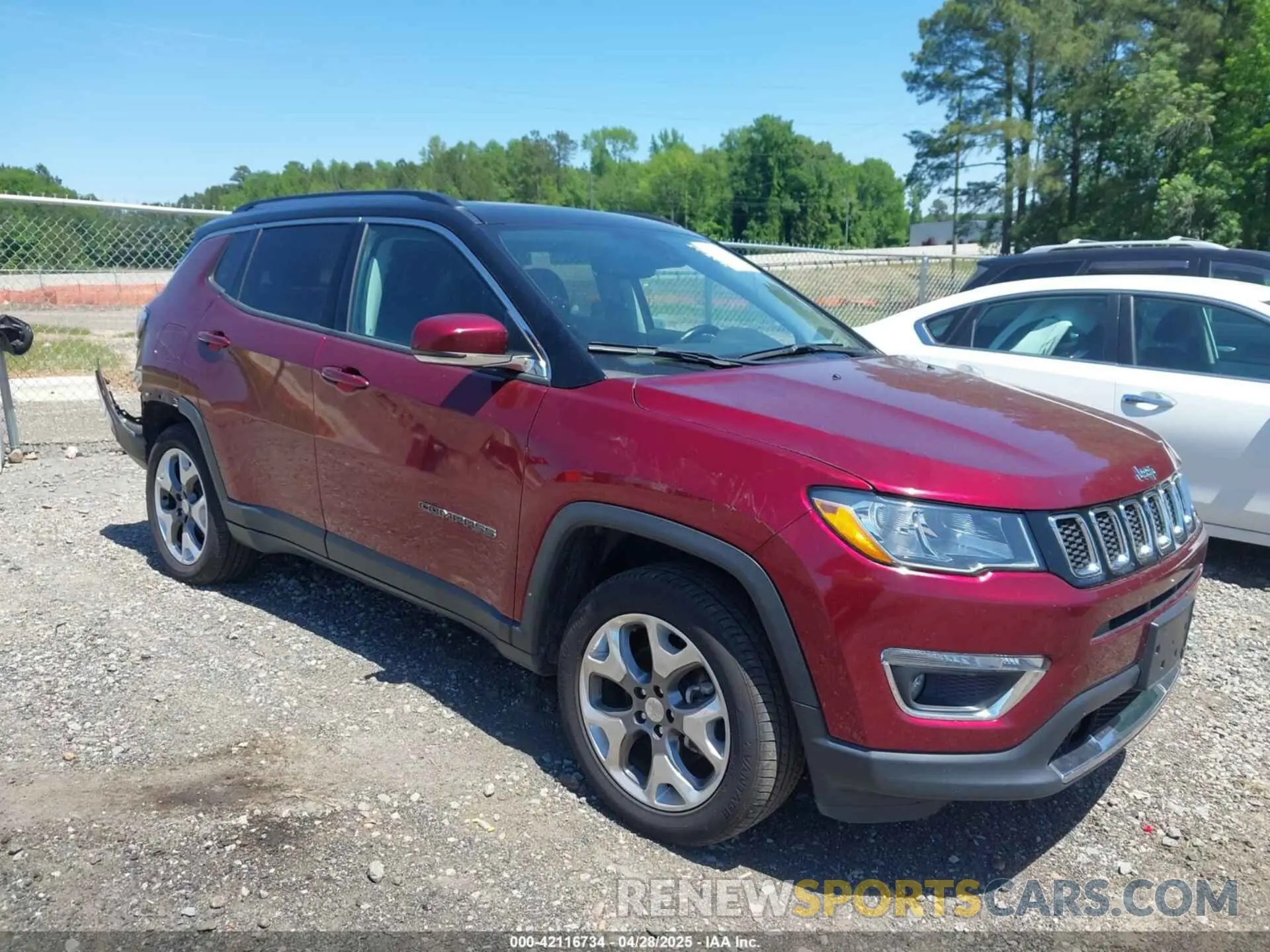 1 Photograph of a damaged car 3C4NJDCB0MT603207 JEEP COMPASS 2021