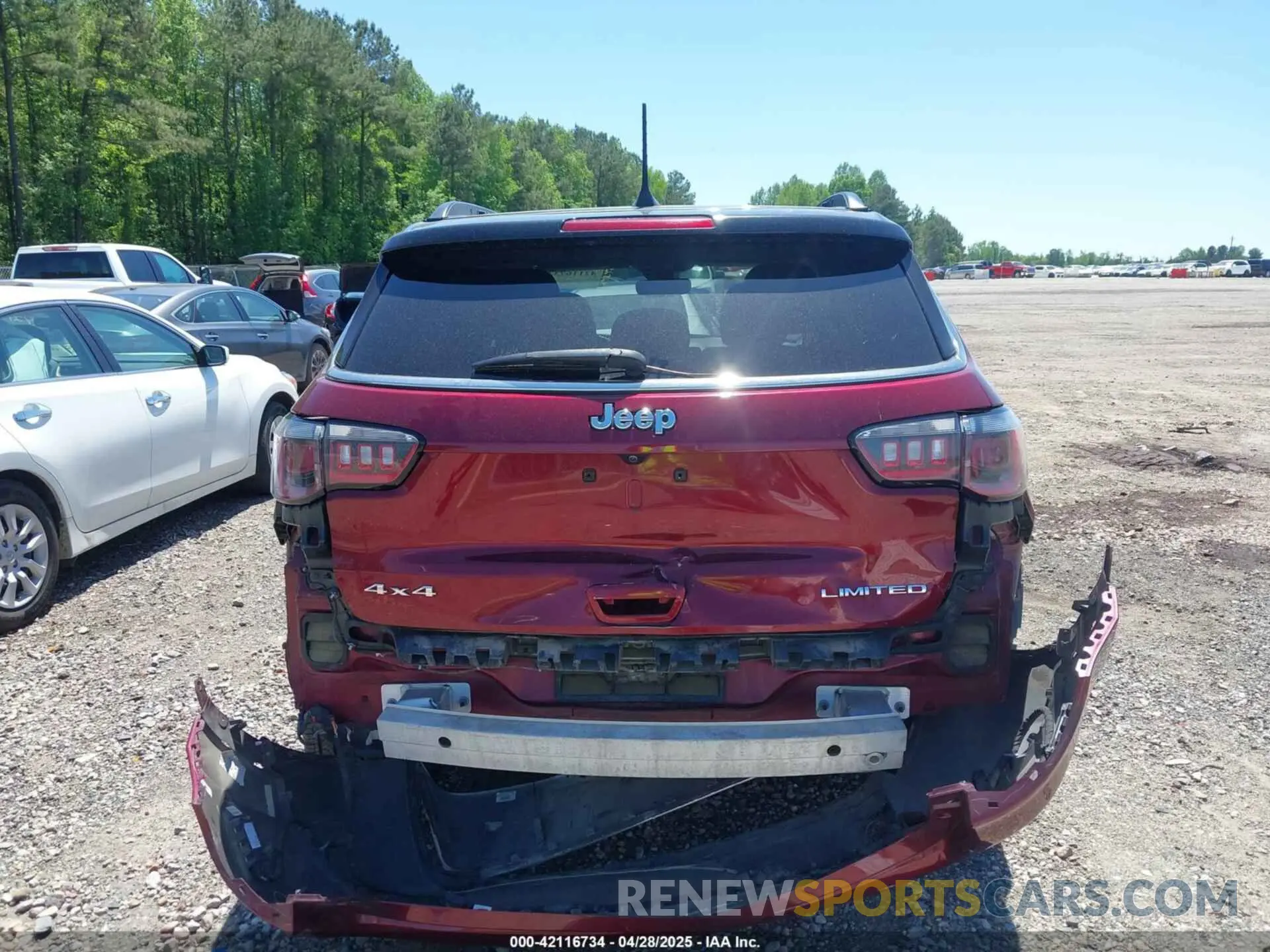 16 Photograph of a damaged car 3C4NJDCB0MT603207 JEEP COMPASS 2021