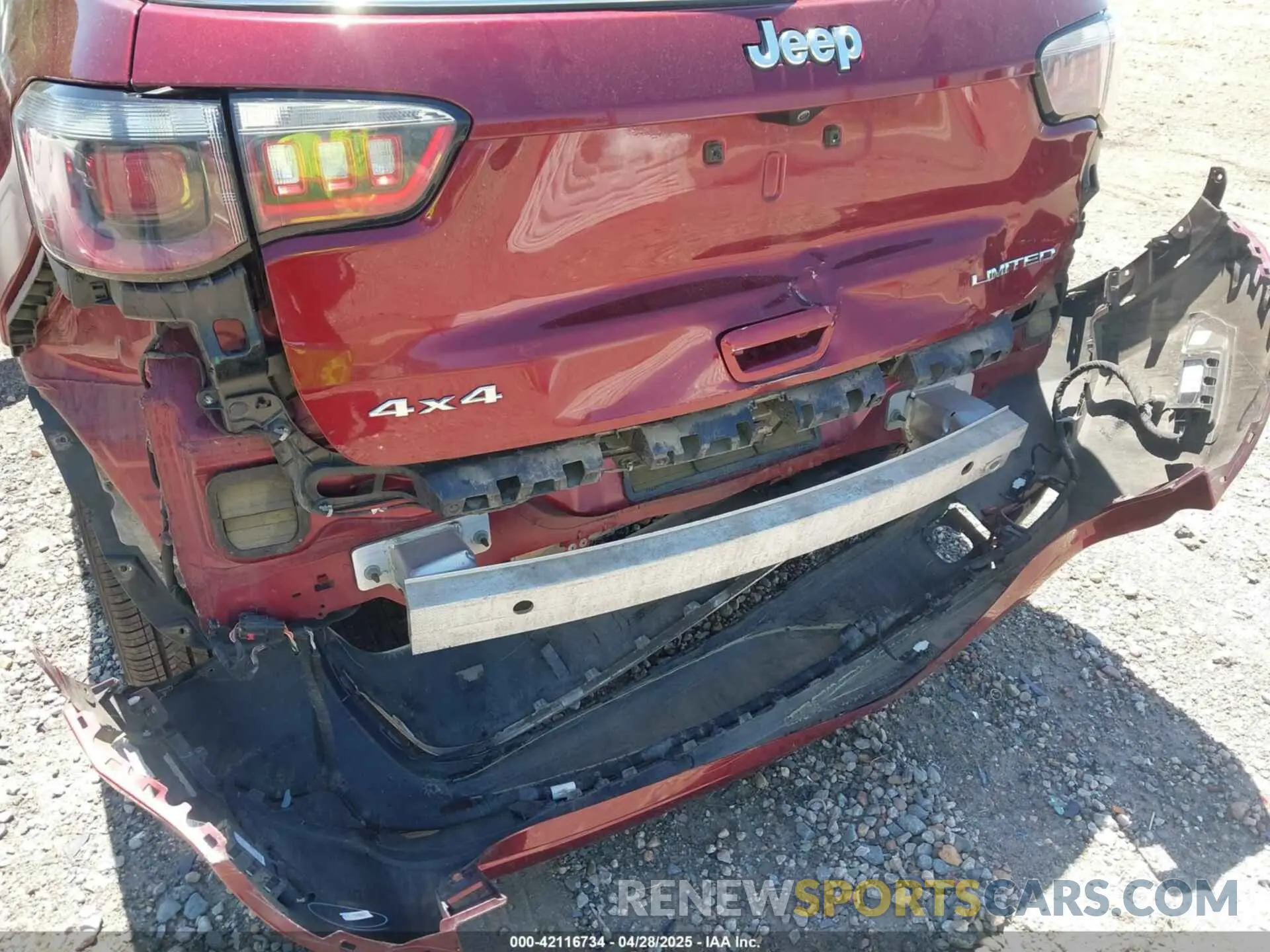 17 Photograph of a damaged car 3C4NJDCB0MT603207 JEEP COMPASS 2021