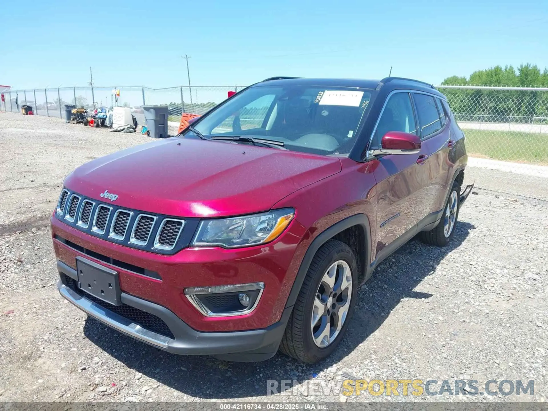 2 Photograph of a damaged car 3C4NJDCB0MT603207 JEEP COMPASS 2021