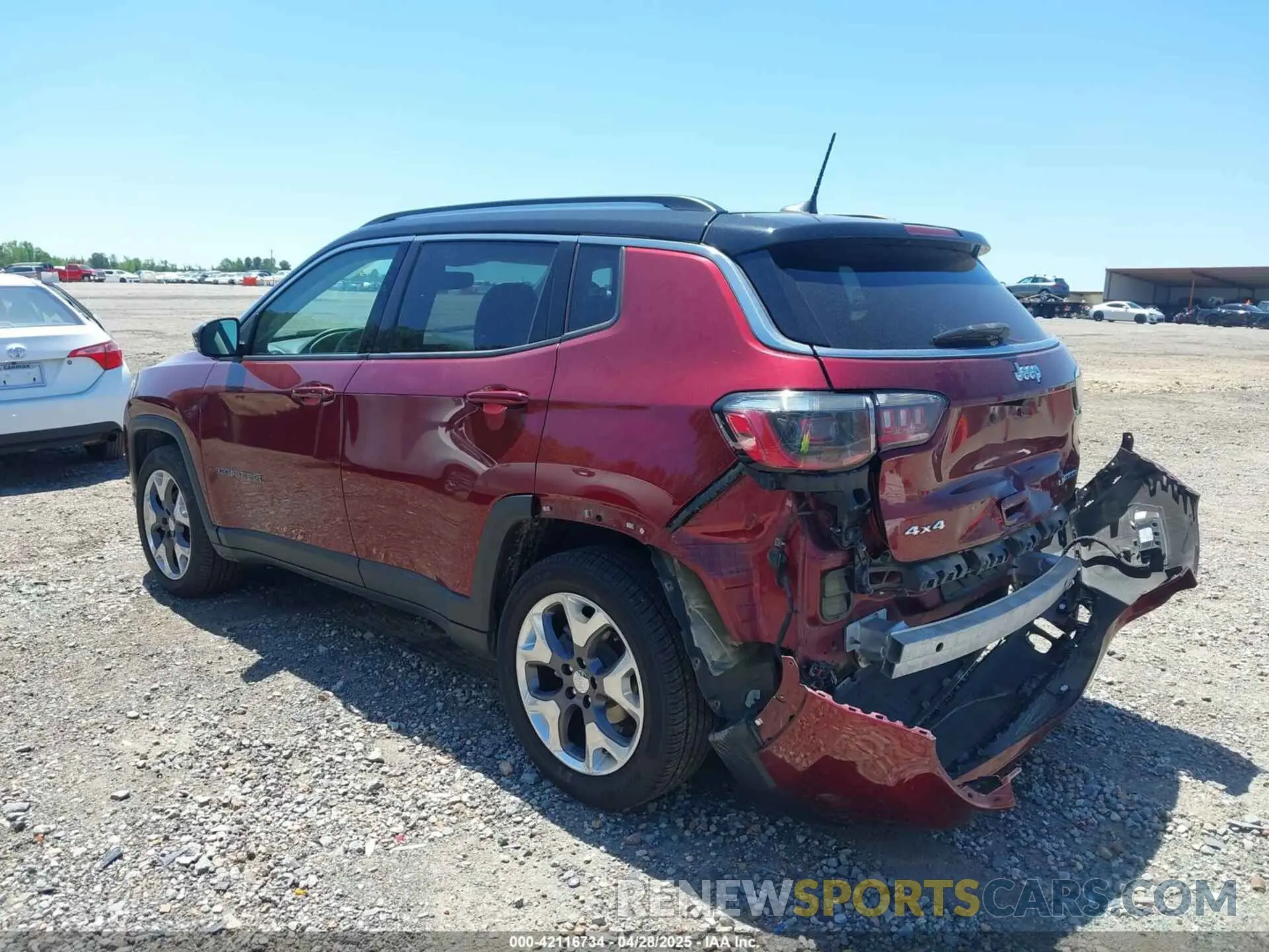 3 Photograph of a damaged car 3C4NJDCB0MT603207 JEEP COMPASS 2021