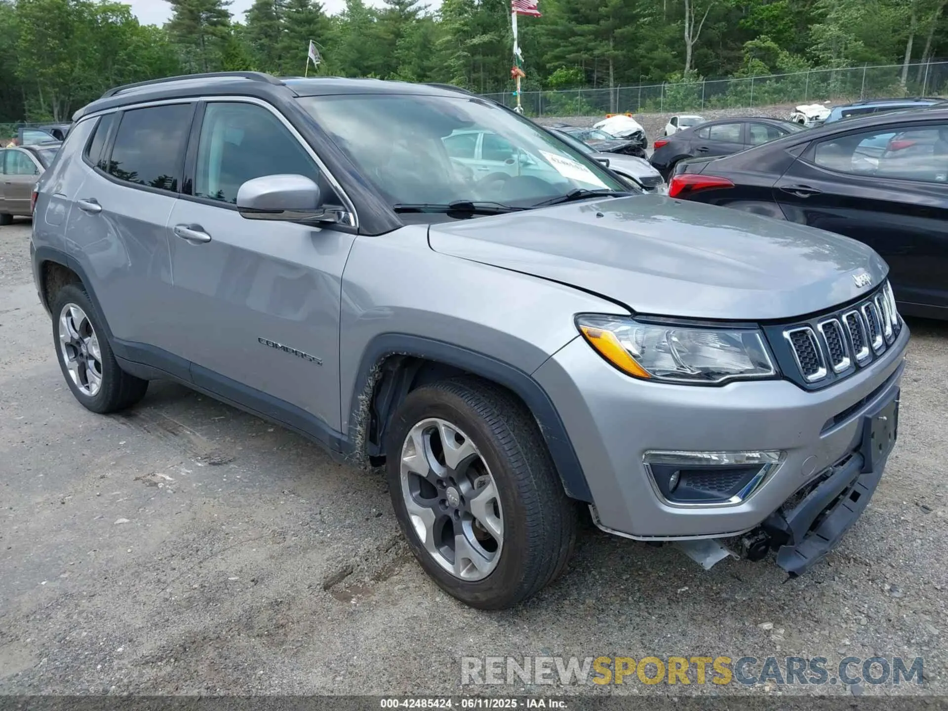1 Photograph of a damaged car 3C4NJDCB1MT506372 JEEP COMPASS 2021