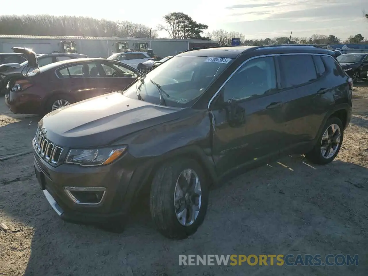 1 Photograph of a damaged car 3C4NJDCB1MT558519 JEEP COMPASS 2021