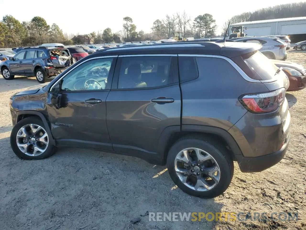 2 Photograph of a damaged car 3C4NJDCB1MT558519 JEEP COMPASS 2021