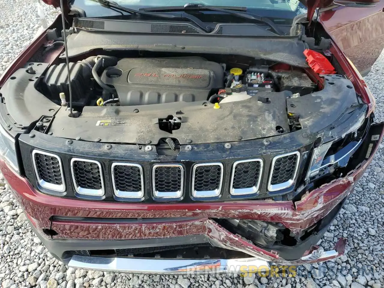 12 Photograph of a damaged car 3C4NJDCB2MT504338 JEEP COMPASS 2021