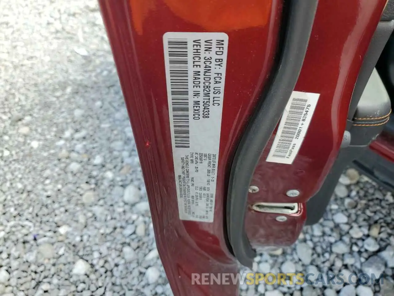 13 Photograph of a damaged car 3C4NJDCB2MT504338 JEEP COMPASS 2021