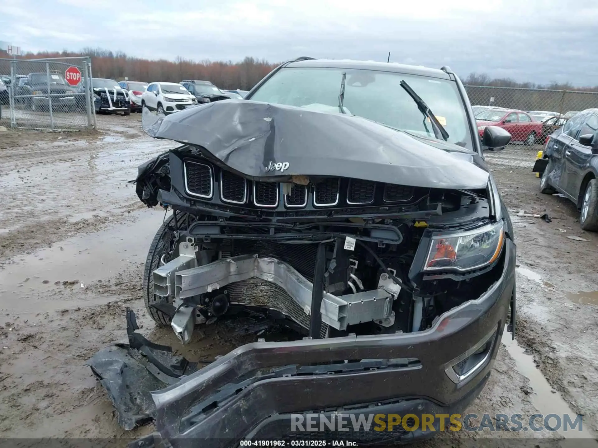 12 Photograph of a damaged car 3C4NJDCB2MT576575 JEEP COMPASS 2021