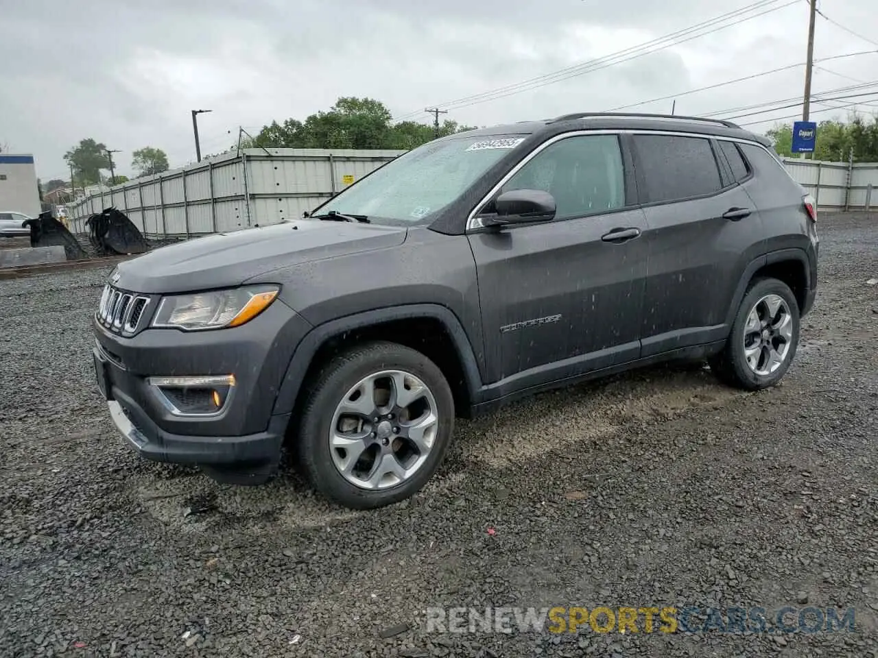 1 Photograph of a damaged car 3C4NJDCB3MT516014 JEEP COMPASS 2021