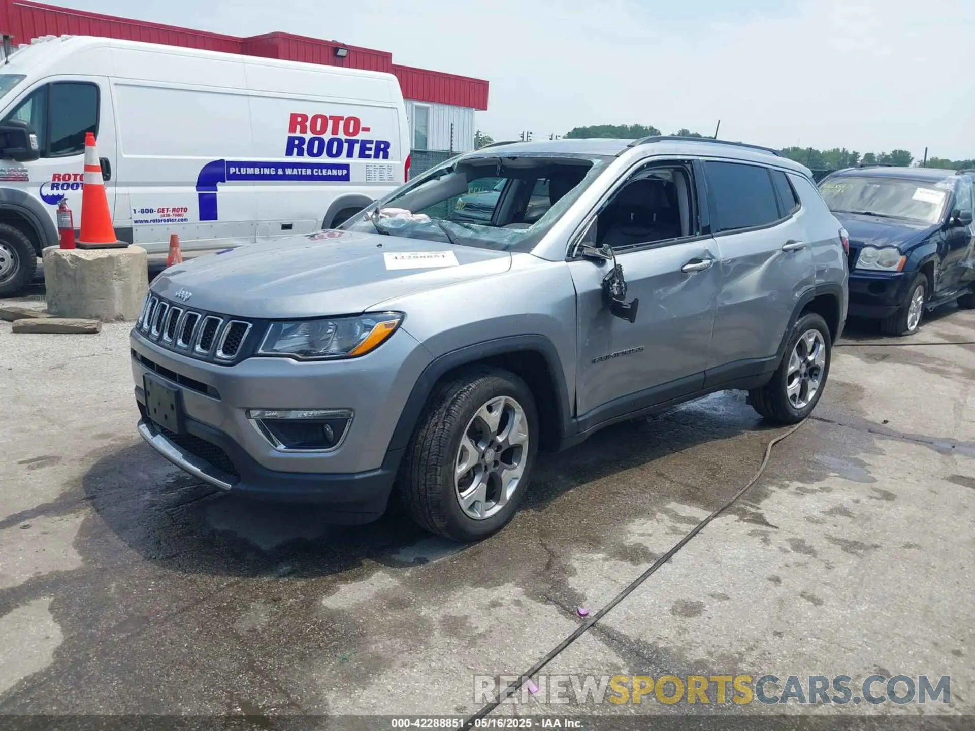2 Photograph of a damaged car 3C4NJDCB3MT519818 JEEP COMPASS 2021