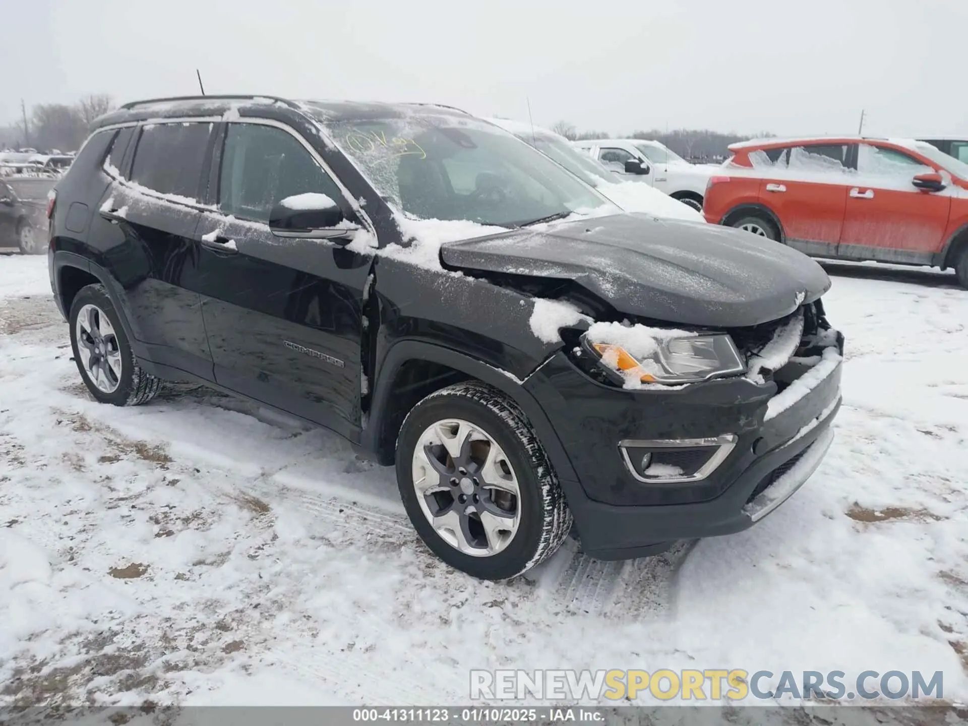 1 Photograph of a damaged car 3C4NJDCB3MT550874 JEEP COMPASS 2021