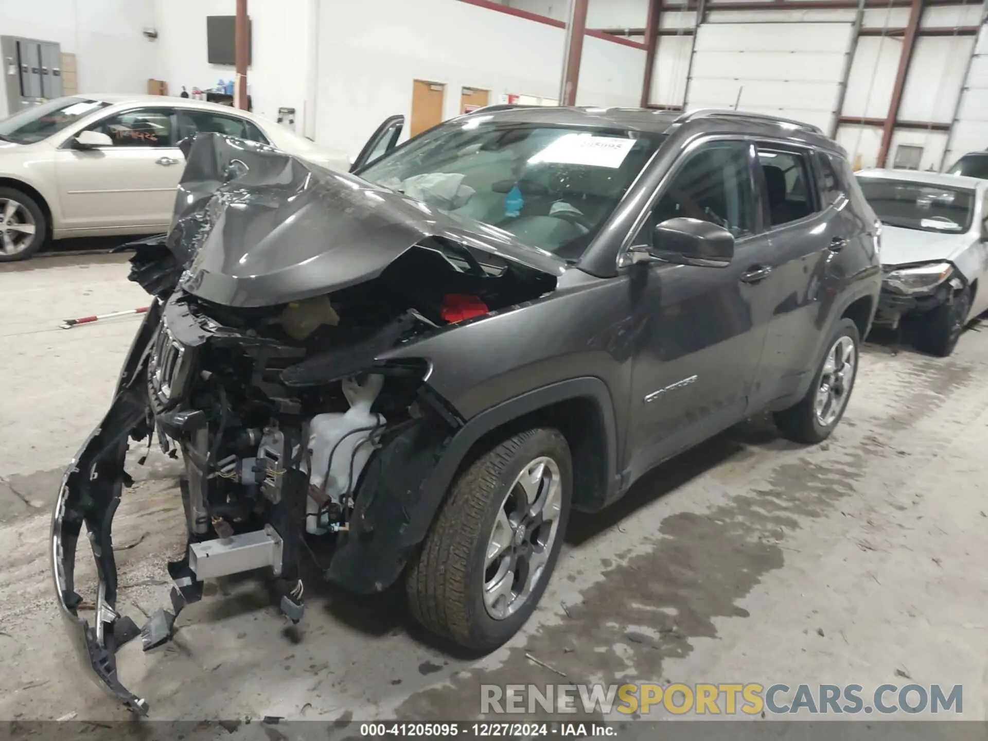 2 Photograph of a damaged car 3C4NJDCB3MT572437 JEEP COMPASS 2021