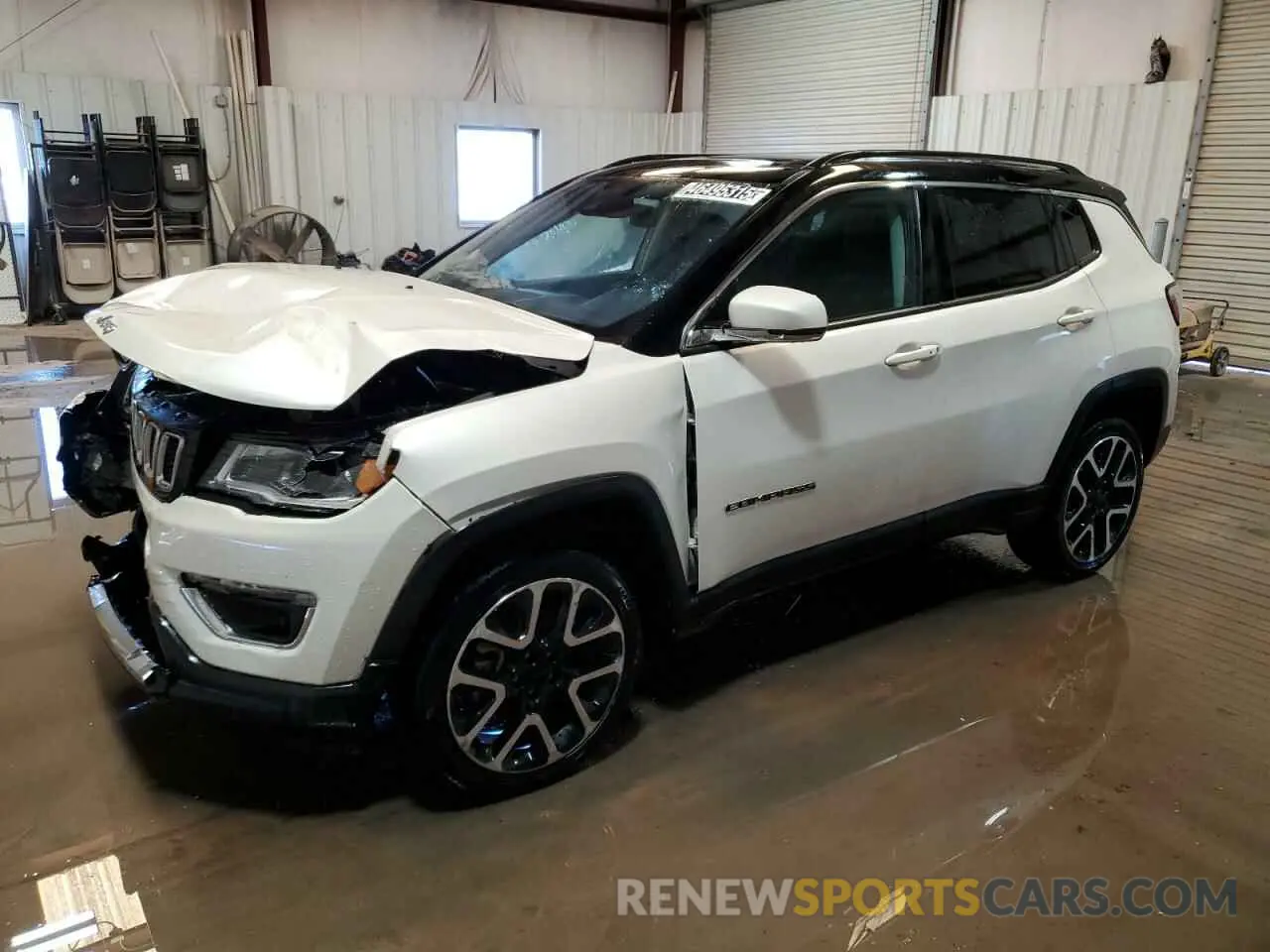 1 Photograph of a damaged car 3C4NJDCB3MT586631 JEEP COMPASS 2021