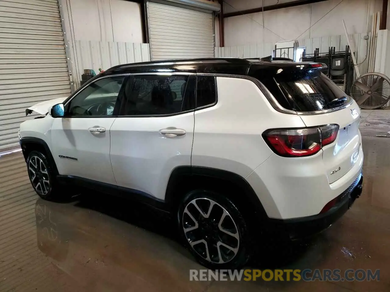 2 Photograph of a damaged car 3C4NJDCB3MT586631 JEEP COMPASS 2021