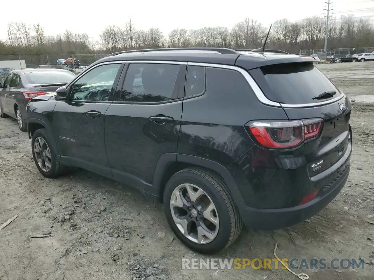 2 Photograph of a damaged car 3C4NJDCB3MT593322 JEEP COMPASS 2021