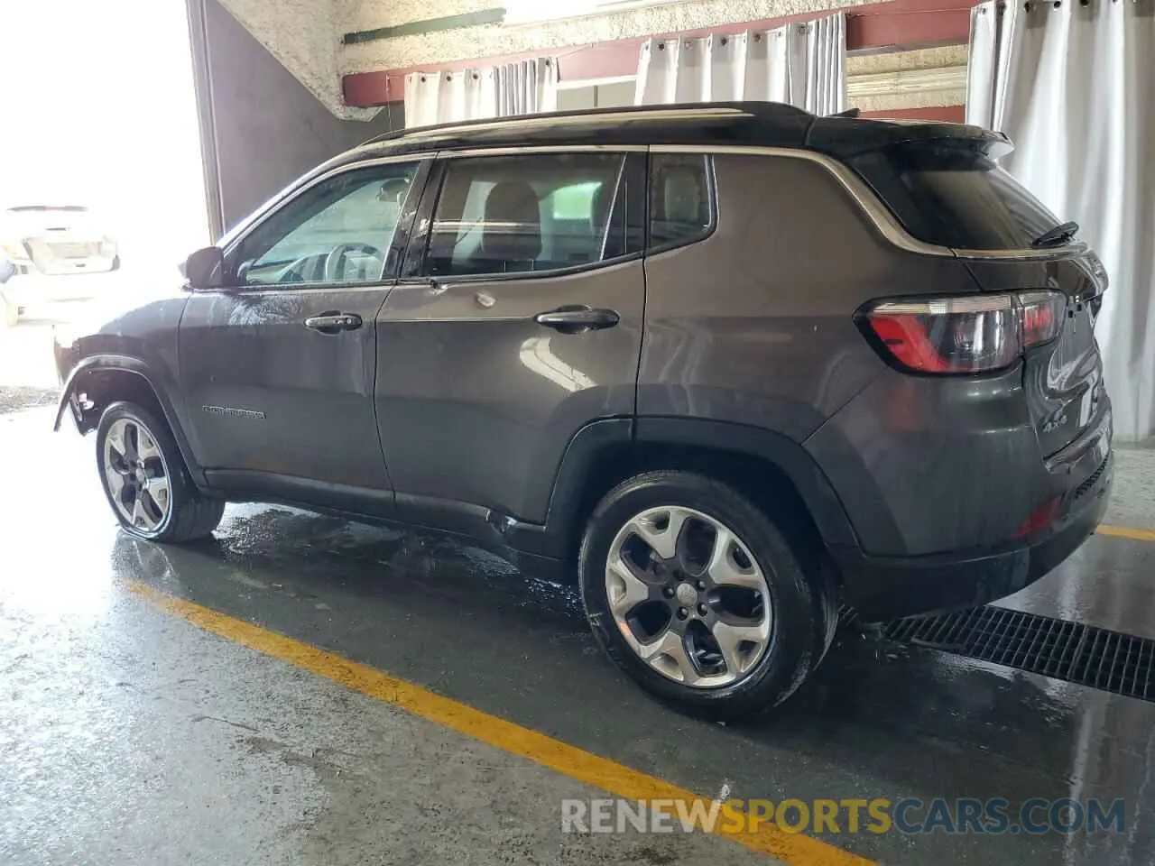 2 Photograph of a damaged car 3C4NJDCB3MT596334 JEEP COMPASS 2021
