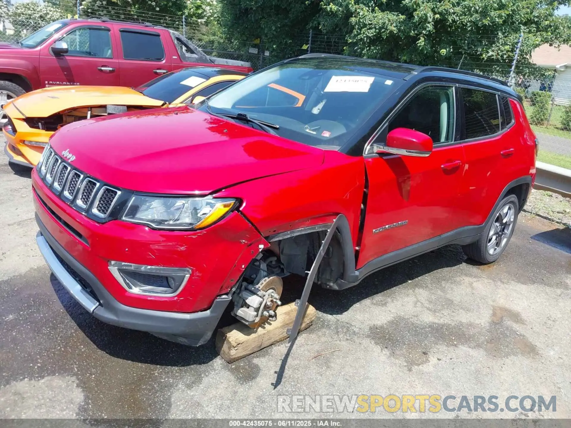 2 Photograph of a damaged car 3C4NJDCB3MT599685 JEEP COMPASS 2021
